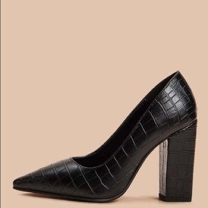 Brand New Croc Embossed Pumps